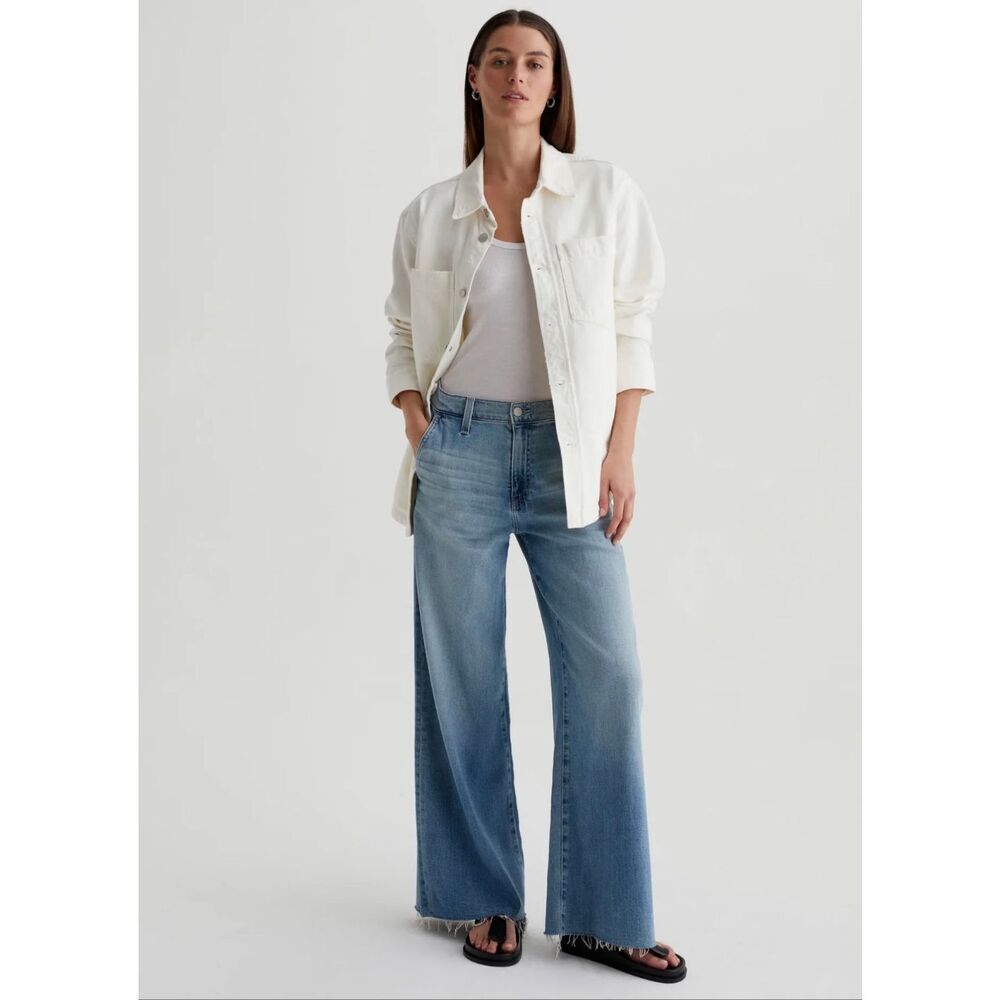 AG Stella Ankle Low Slung Palazzo in Aries Size 29